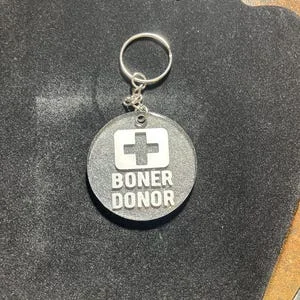Pornhint Funny Donor Keychain NSFW NSFW