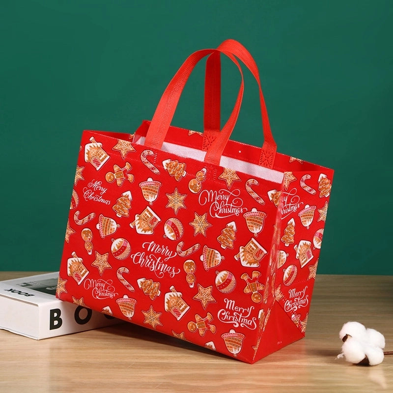 Christmas Non-woven Bag Handbag Cartoon Christmas Gift Bag Environmental Protection Bag Folding Storage Bag