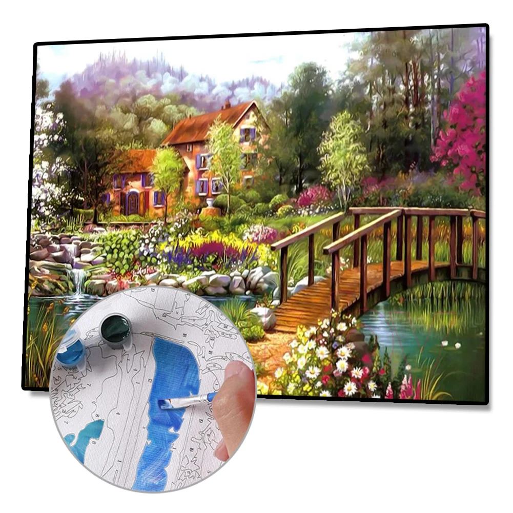 Bridge Cottage - Paint By Number(50*40cm)