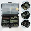 217Pcs Carp Fishing Accessories Set Clip Quick Change Snap Swivel Tail Sleeves