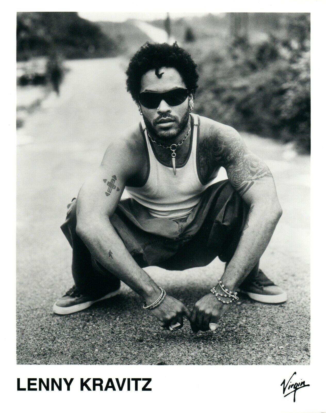 LENNY KRAVITZ Rock Music 8x10 Promo Press Photo Poster painting Virgin Records