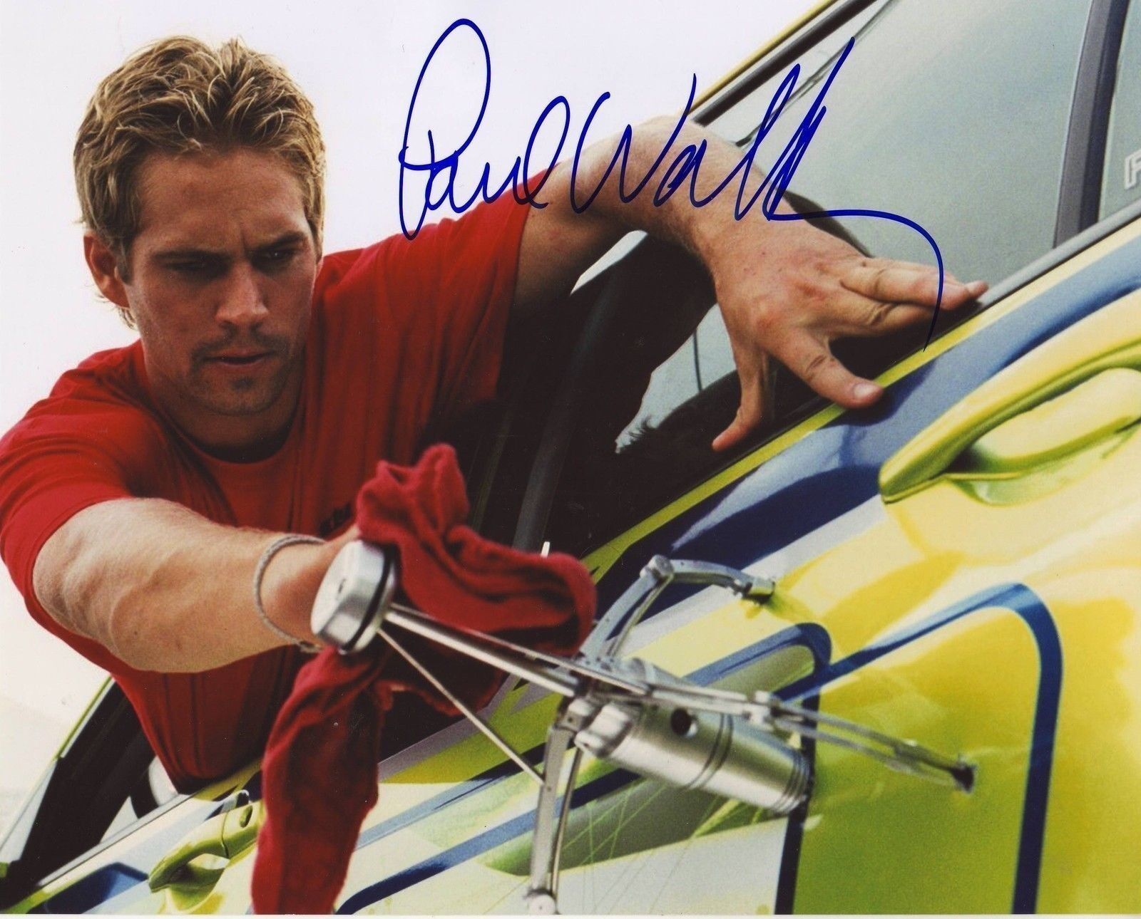 PAUL WALKER AUTOGRAPH SIGNED PP Photo Poster painting POSTER