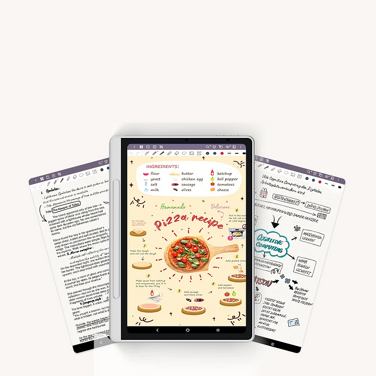 T----Pad Android 14 Graphic Tablet Business Digital Writing Notebook Pad 3 σε 1 έγχρωμο μελάνι χαρτί E-book Reader
