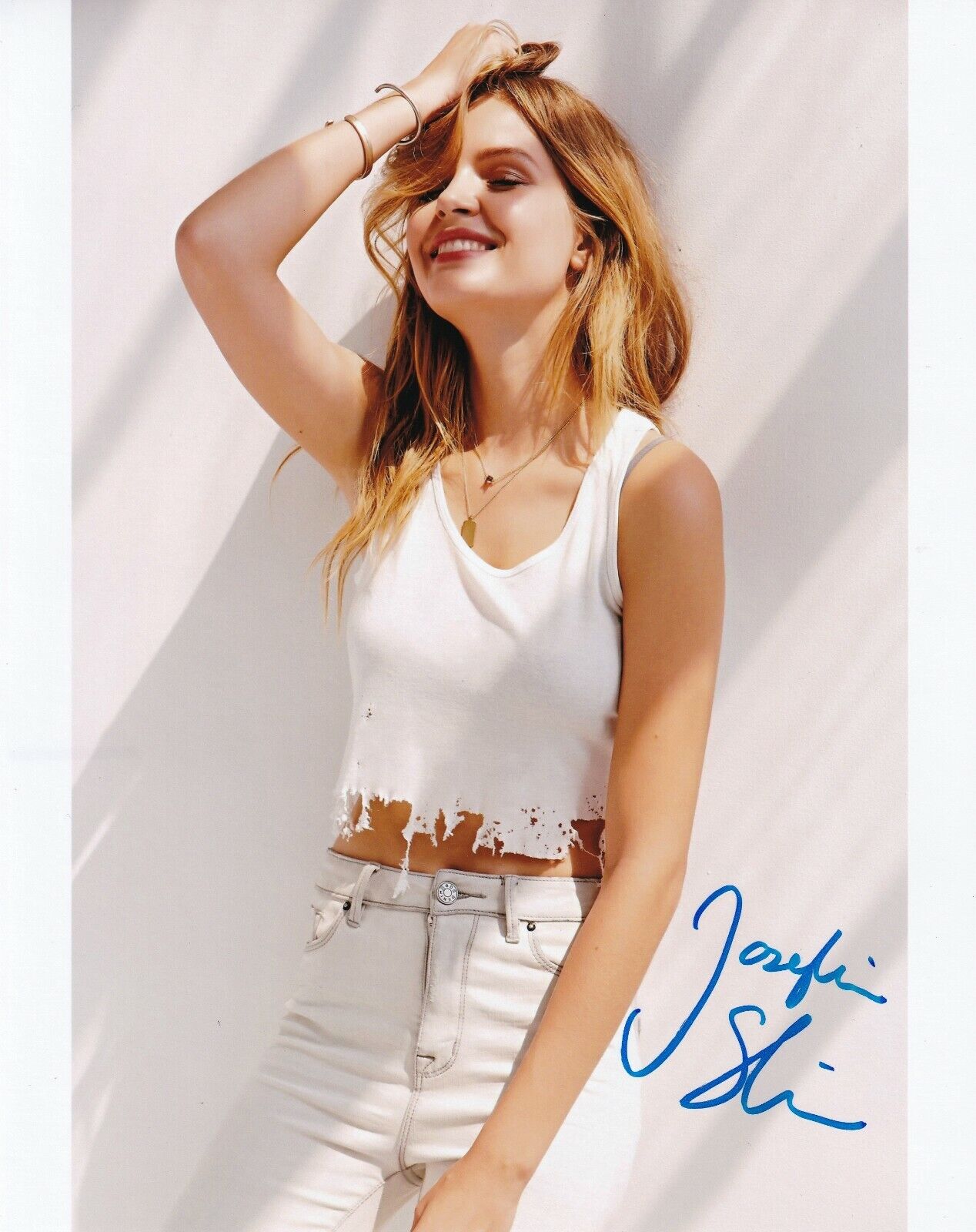 Josephine Skriver REAL hand SIGNED sexy Photo Poster painting #2 COA Victoria's Secret Angel