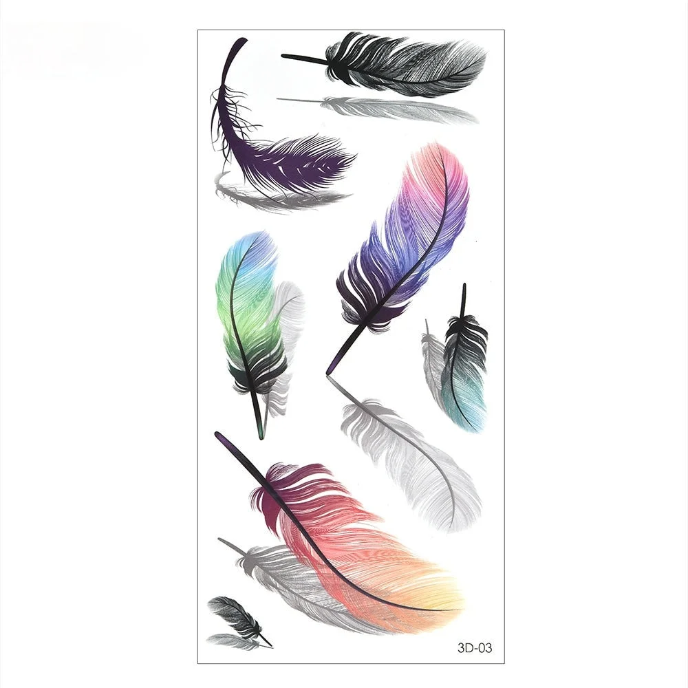 Beauty 1 Pcs Make Up Fake Temporary Tattoos Stickers Rose Flowers Arm Shoulder Tattoo Waterproof Women Big Flash Tattoo On Body