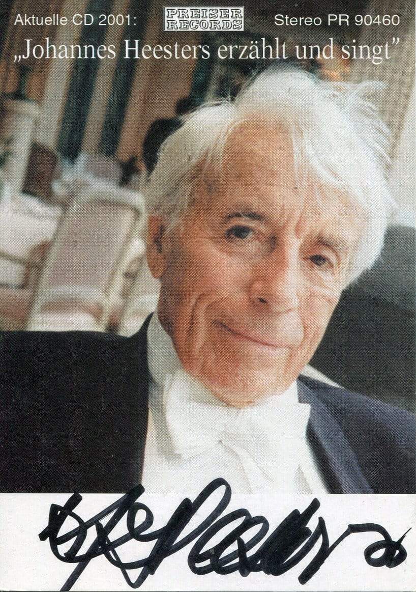 Johannes Heesters (+) ACTOR autograph, signed Photo Poster paintinggraph