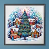 Diamond Painting-DIY Full Round Drill Xmas Tree(40x40cm)
