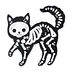 Happy Skeleton Cat