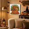 Pumpkin Framed Special Shape Diamond Painting Kit 25x25cm for Adults
