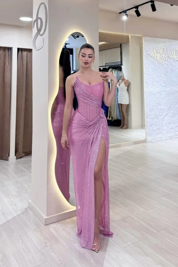 fitted lace wedding dress Purple Prom Dress 2024 Long Off The Shoulder Lace Appliques with Slit 24W / Same As Sample main image 0