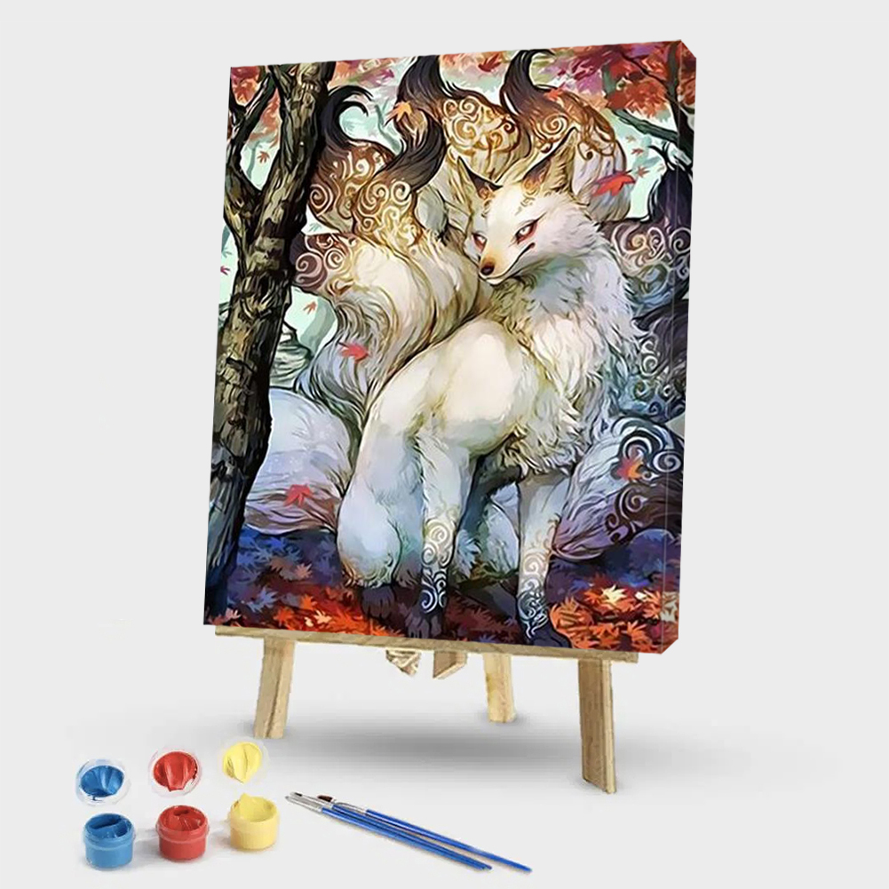 

40*50CM - Paint By Numbers - Nine-tailed Fox, 501 Original