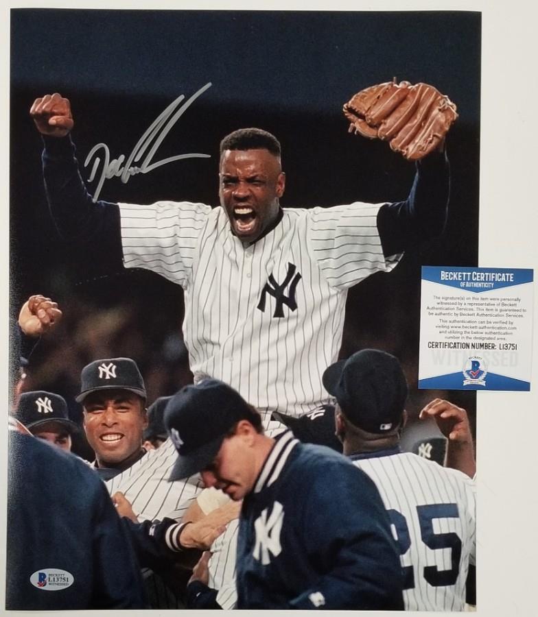 DOC GOODEN Signed 11x14 No Hitter Yankees Photo Poster painting #2 ~ Beckett BAS COA ITP