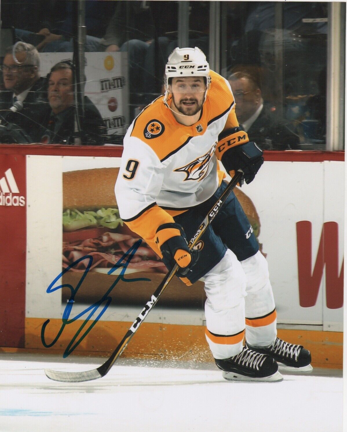 Nashville Predators Filip Forsberg Signed Autographed 8x10 NHL Photo Poster painting COA #9