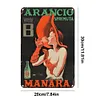 Arancio Manara - Panneaux en &eacute;tain m&eacute;tallique(20*30cm/30*40cm)