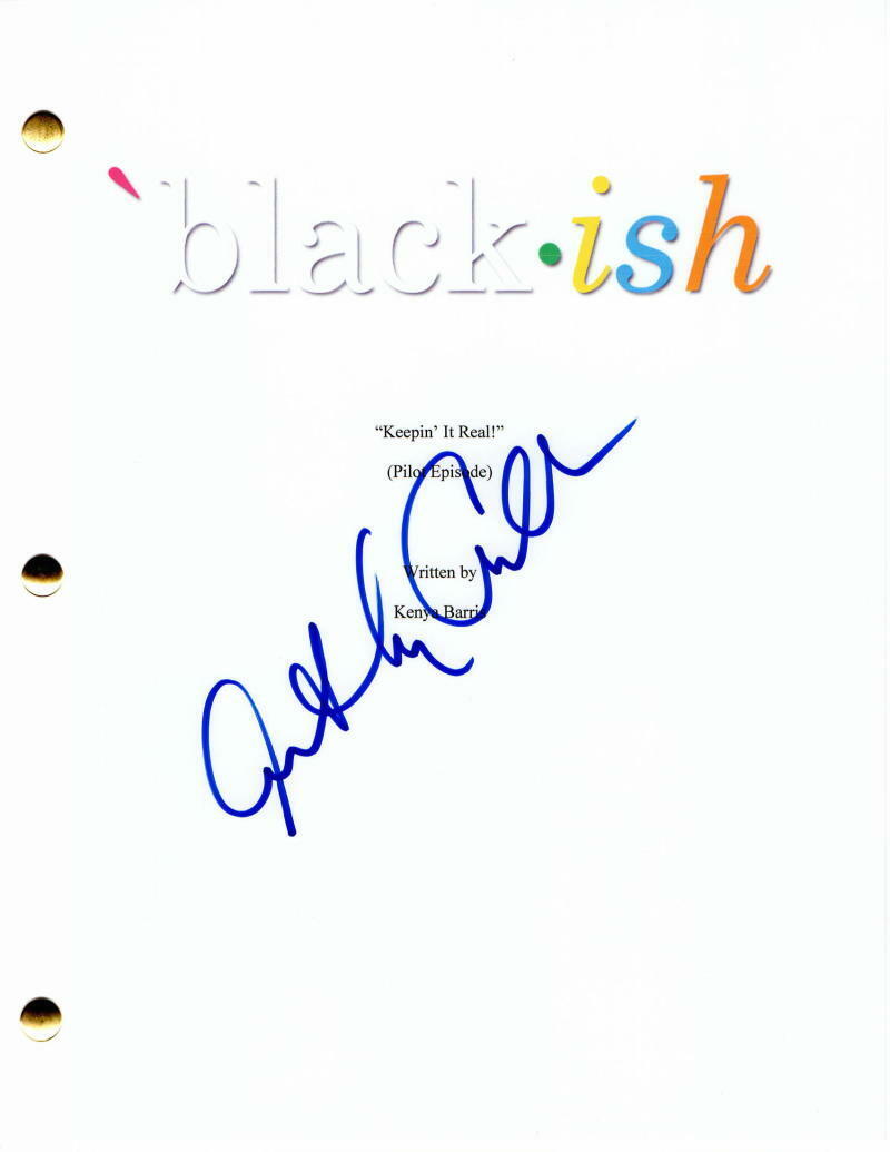 ANTHONY ANDERSON SIGNED AUTOGRAPH - BLACK-ISH PILOT SCRIPT