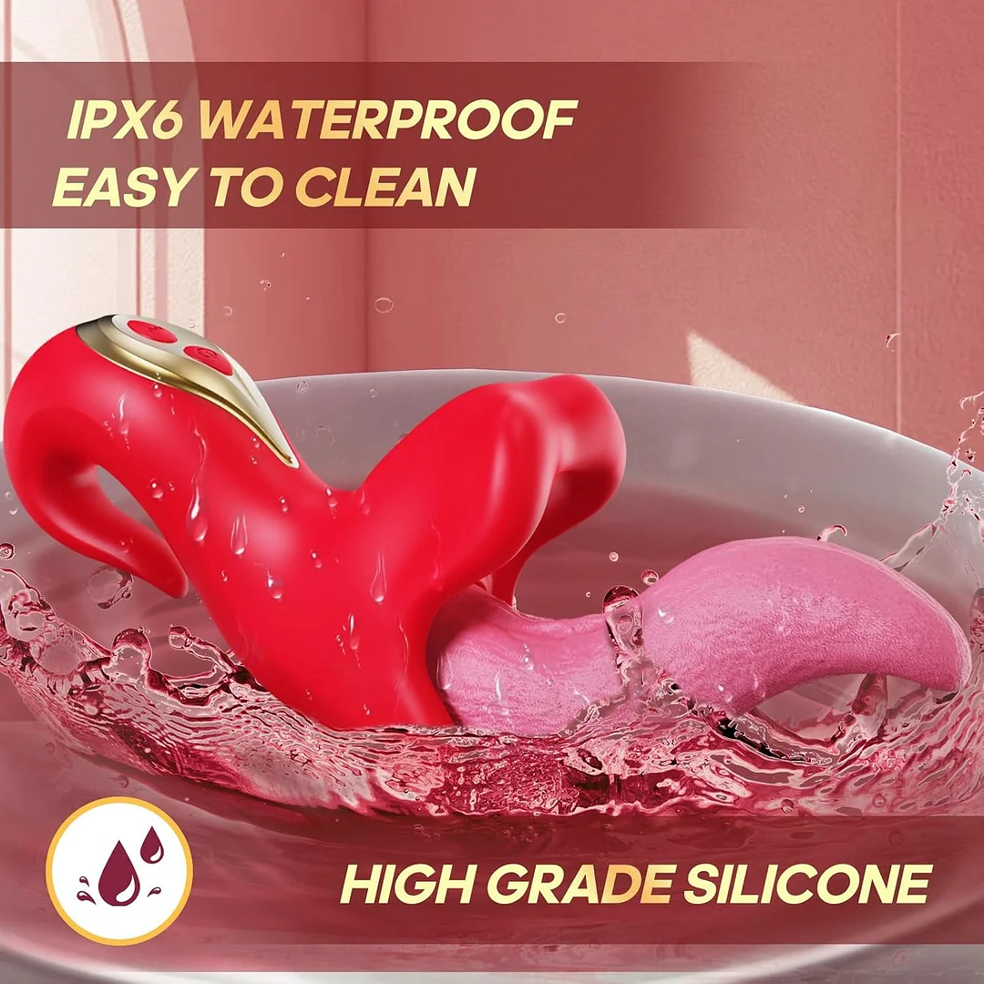 Eloria Tongue Rabbit Vibrator with Swinging & Vibration