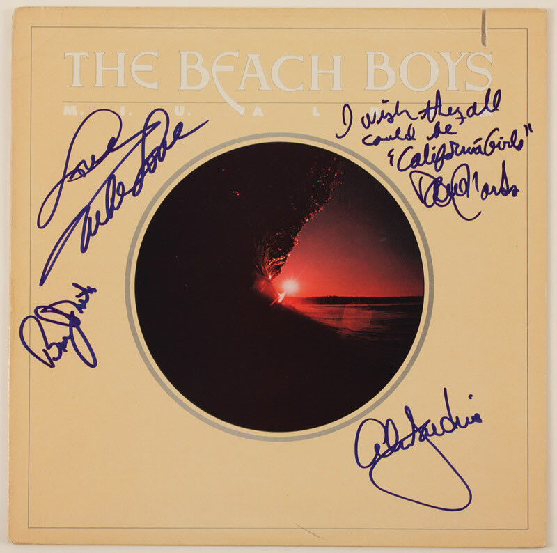 THE BEACH BOYS Signed 'MIU Album' Photo Poster paintinggraph - Pop / Surf Group - preprint