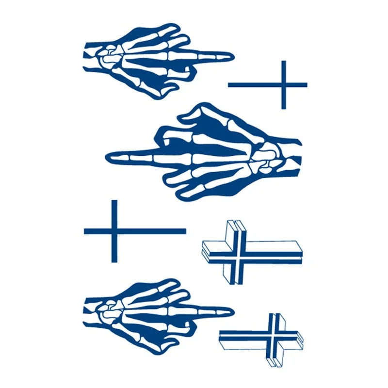 Semi-permanent Waterproof Temporary Tattoo Sexy flowers Body Art Tattoo Sticker Full Fake Tatoo Women Men