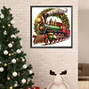 (40*40cm)Christmas Train - Full Round Drill Diamond Painting