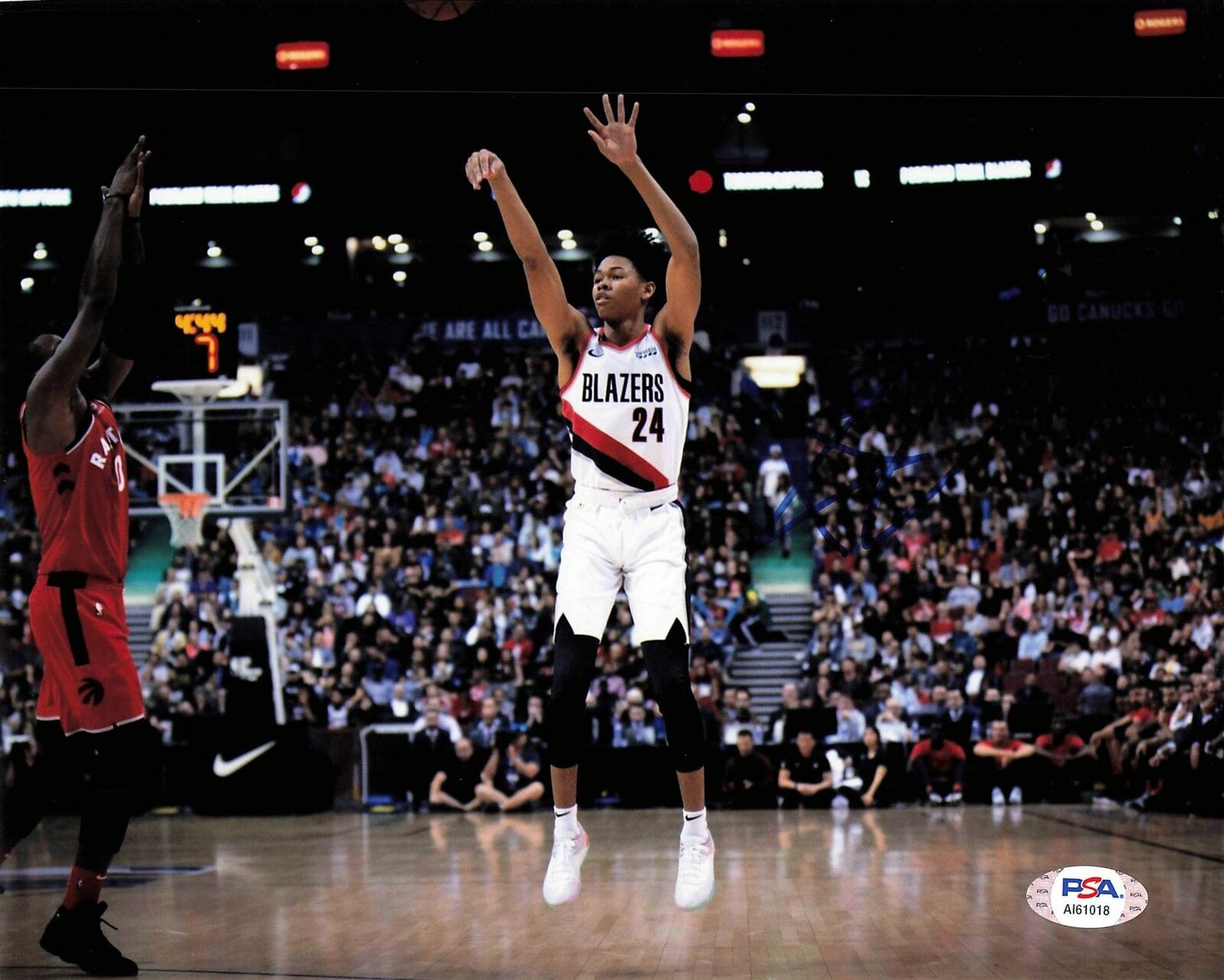 Anfernee Simons signed 8x10 Photo Poster painting PSA/DNA Portland Trail Blazers autographed