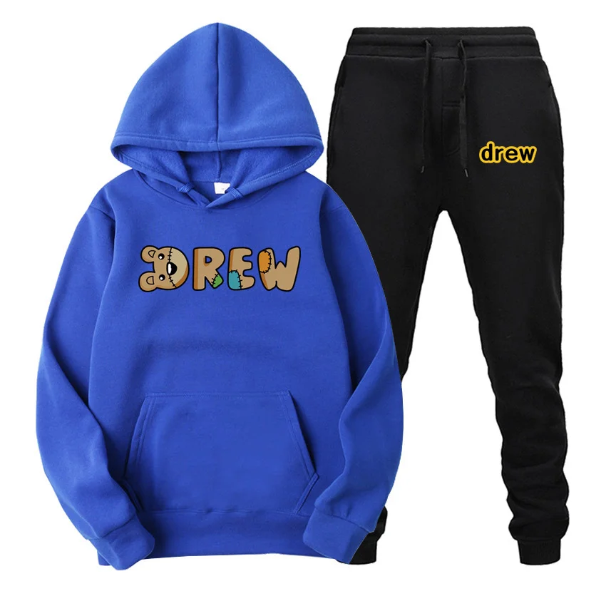 Justin Bieber Drew Sports Set Drew Hoodie Set