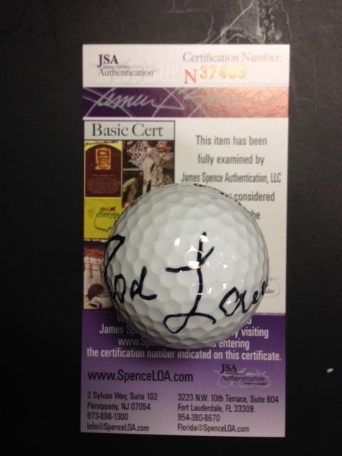 Rod Laver Former Tennis Star Athlete Signed Golf Ball with JSA