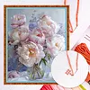 Light Pink Peony 11CT 3 Strands DIY Counted Cross Stitch Kits 15.75x19.69inch Needlework Embroidery Kit Cross Stitch Patterns Arts Craft Kits for Beginners Adults Home Decor tapestrymarket