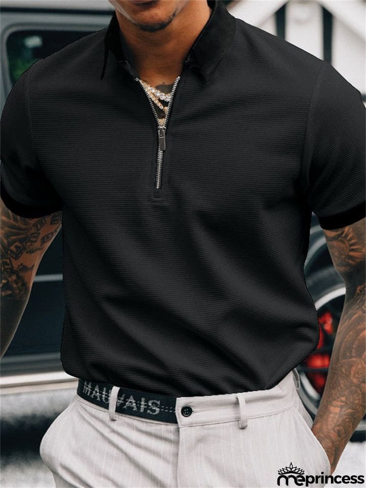Unconventional High-class Nice Solid Men's Polo Shirts