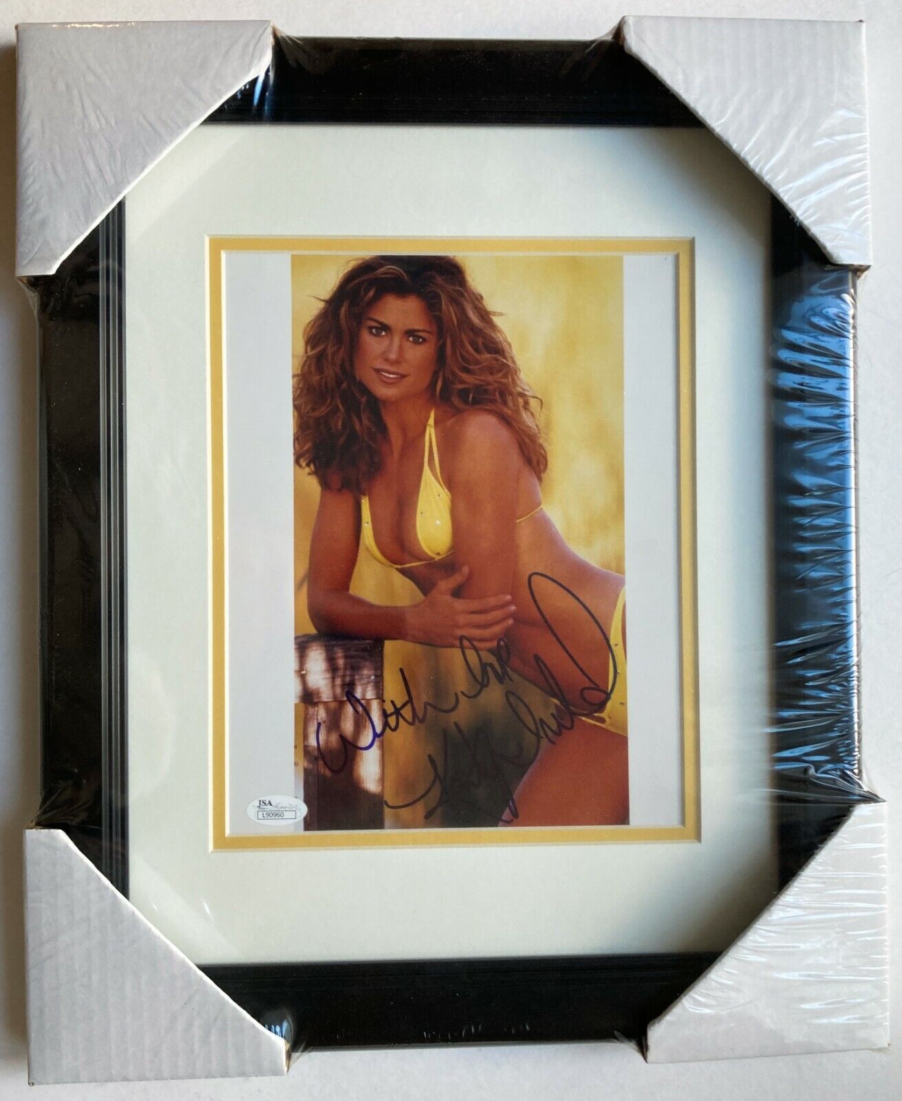 Kathy Ireland REAL hand SIGNED Framed Photo Poster painting JSA COA Autographed Model