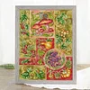 【SALE】Autumn Elements - 14CT Stamped Cross Stitch 34*46cm/13.39*18.11in