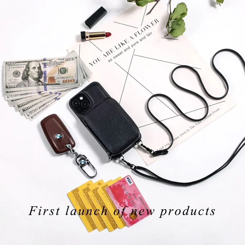 For iPhone13/14 Series  Wallet Mobile Phone Case