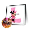 Diamond Painting -DIY Round Drill Minnie Letter L