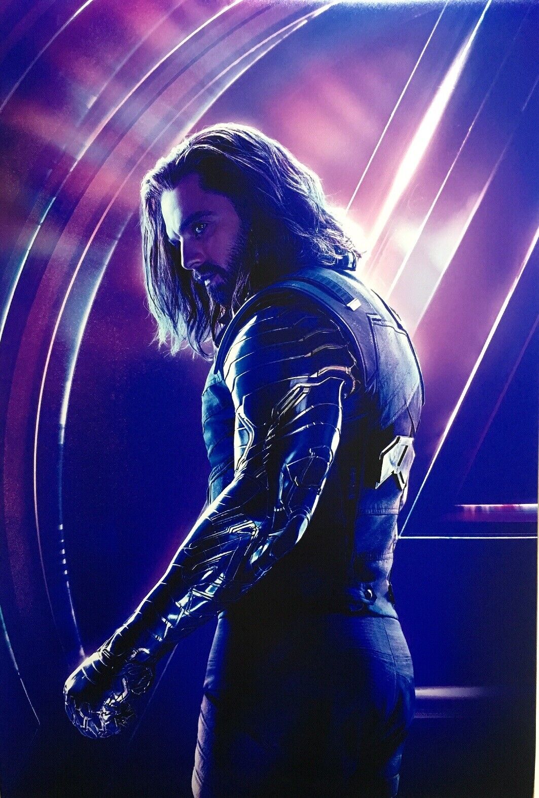 Marvel Avengers Infinity War Movie Poster 12x18 Bucky Photo Poster painting , Sebastian Stan