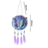 5D Diamond Painting Dream Light Catcher Wind Chimes Crystal Craft Pendant Kit