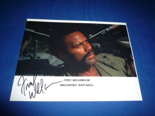 FRED WILLIAMSON signed autograph INGLOURIOUS BASTERDS