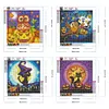 4pcs Diamond Painting -DIY Round Drill Halloween