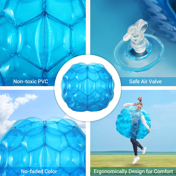 Durable Inflatable Body Bubble Wearable Bumper Ball