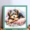 Bone Puppy-11CT Stamped Cross Stitch 40*40cm/15.75*15.75in tapestrymarket