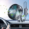 USB Single Head Car Fan 12V/24V with Suction Cup Windshield Desk Fan Auto Cooler