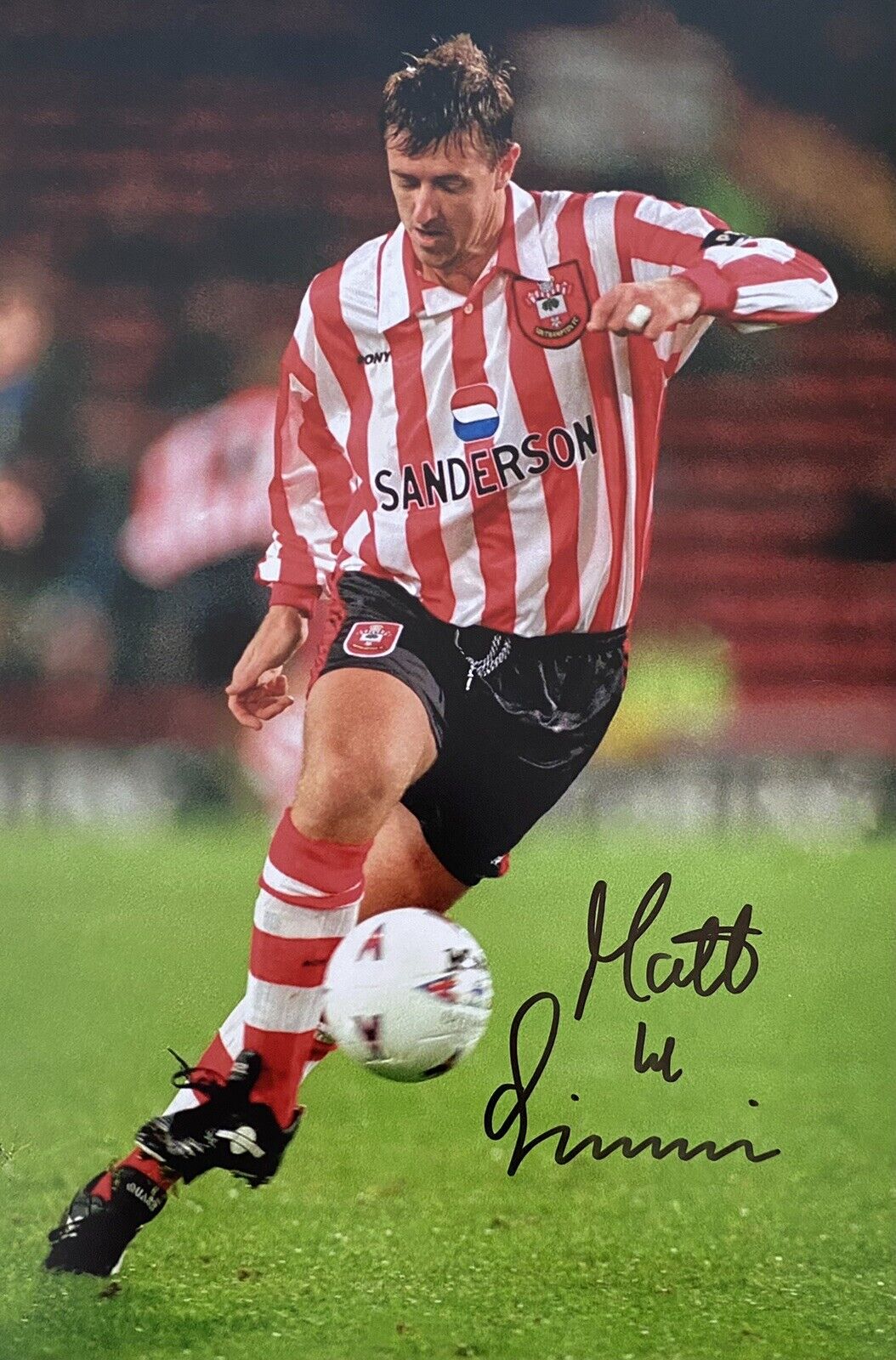 Matt Le Tissier Genuine Hand Signed Southampton 12x8 Photo Poster painting 5