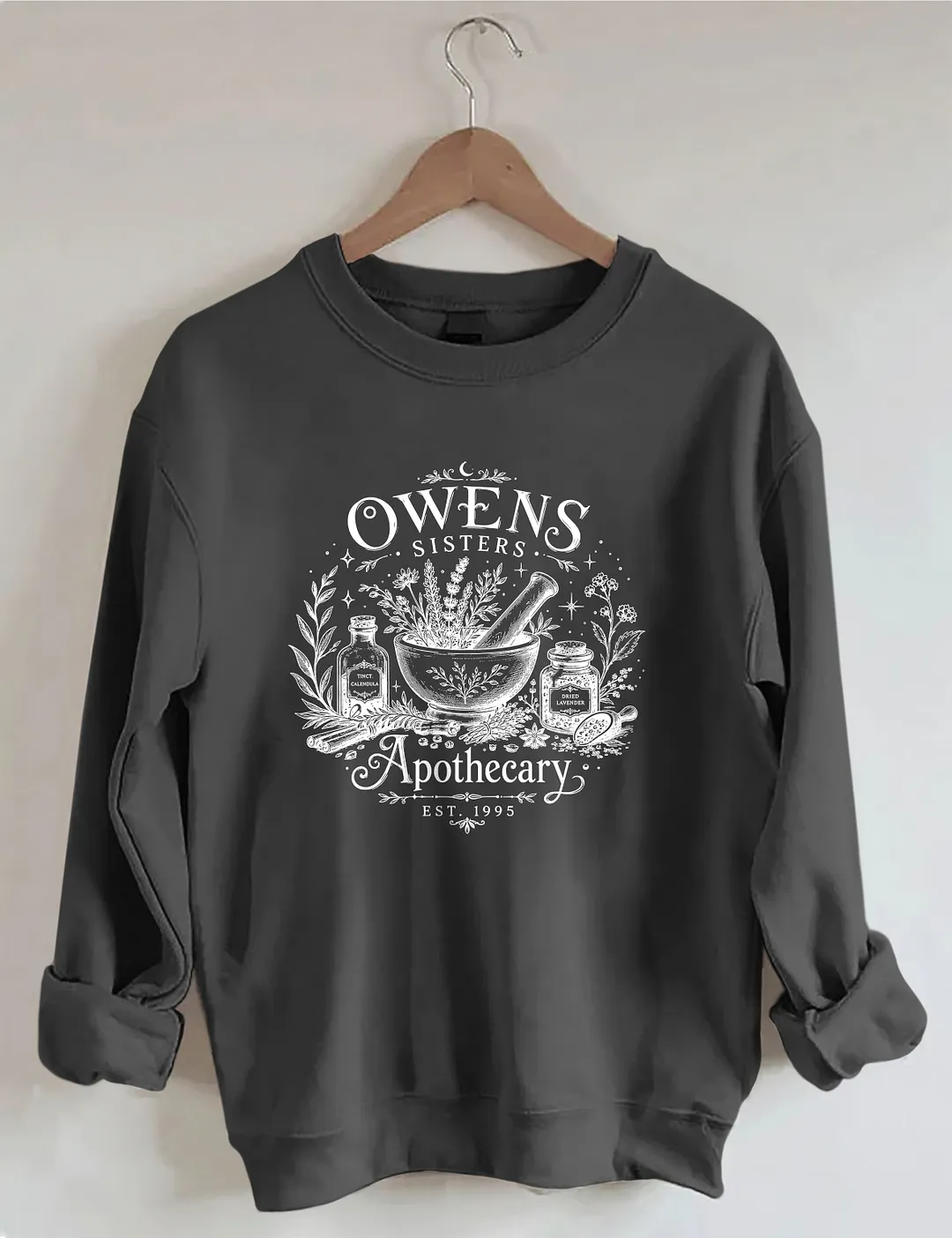 Magic Practical Owens Sisters Apothecary Sweatshirt
