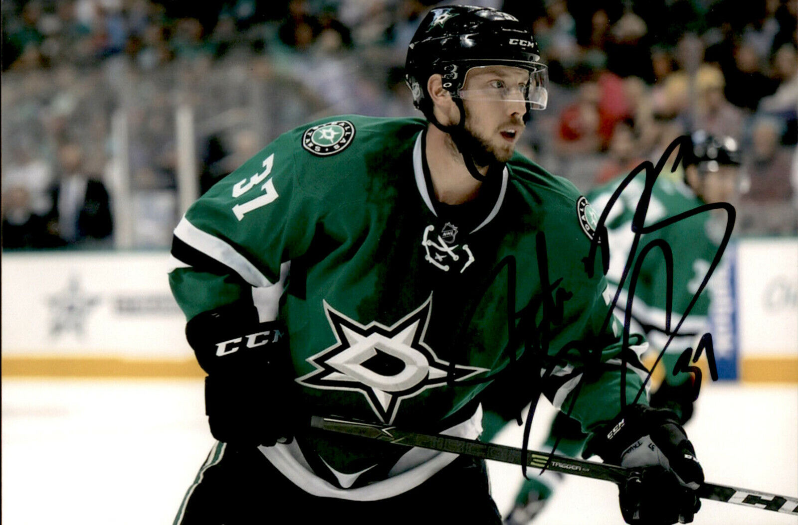 Justin Dowling SIGNED autographed 4x6 Photo Poster painting DALLAS STARS #3