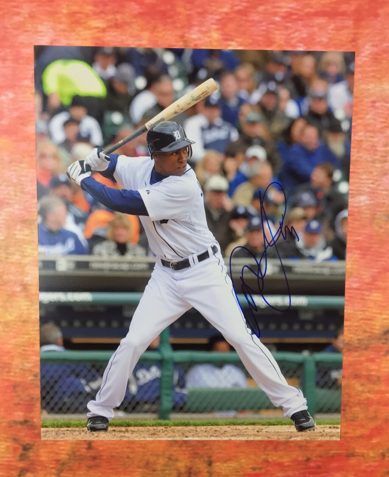 GFA Detroit Tigers * AUSTIN JACKSON * Signed 11x14 Photo Poster painting COA