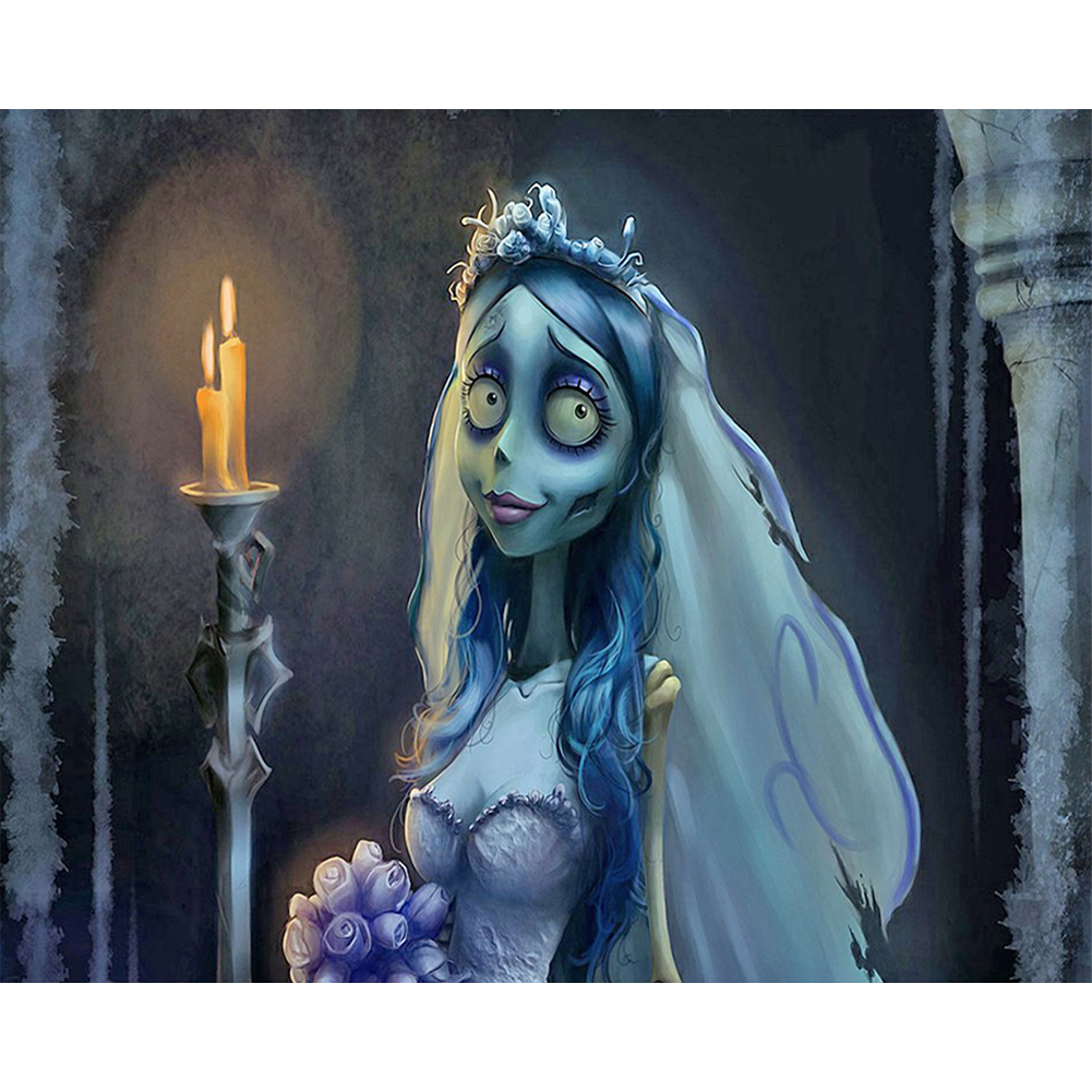 

Corpse Bride - 11CT Stamped Cross Stitch - 40*50CM, 501 Original