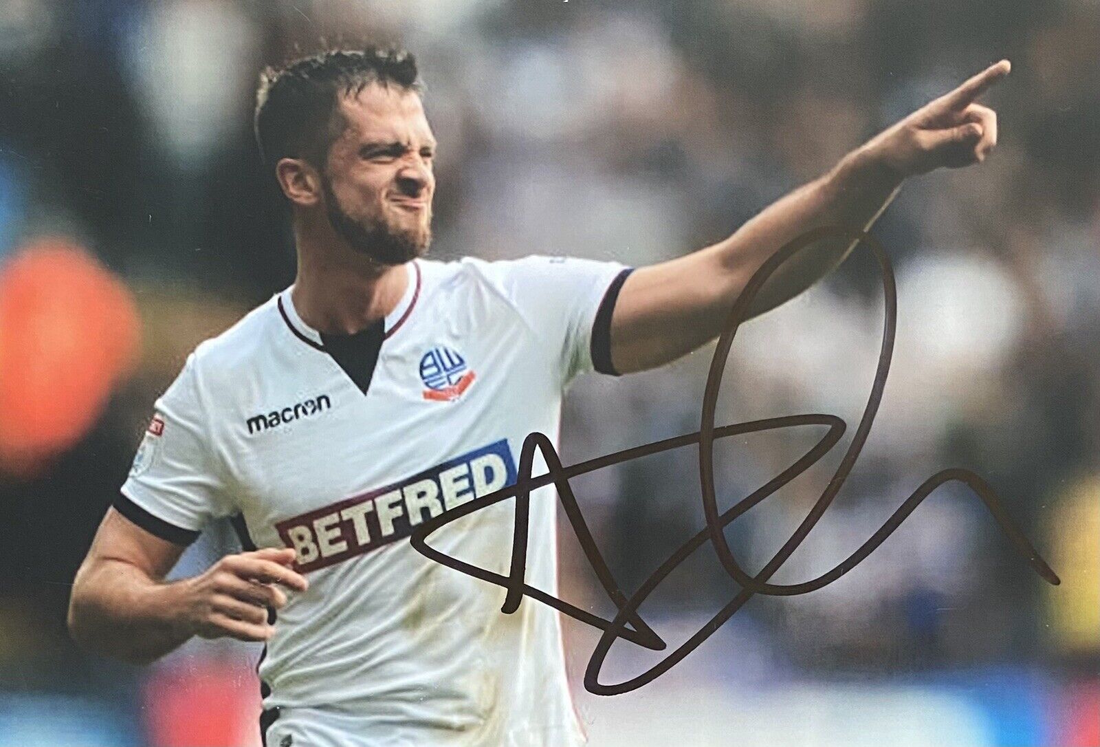 Andrew Taylor Genuine Hand Signed Bolton Wanderers 6X4 Photo Poster painting