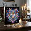 Framed Diamond Painting - Special Shaped - Wolf (25x25cm)