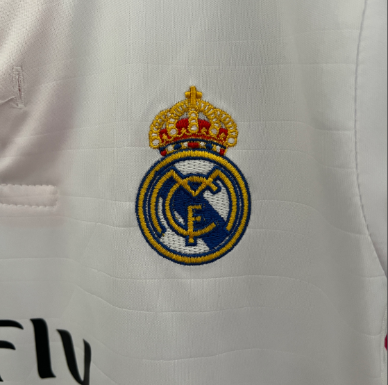 2014-2015 Retro Real Madrid Home Kids Kit Football Shirt Thai Quality