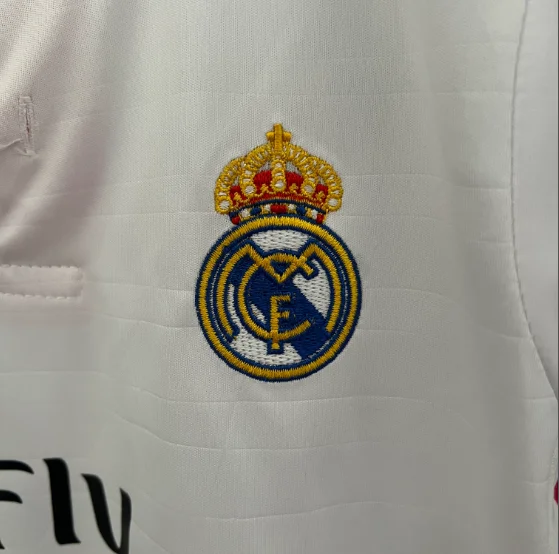 2014-2015 Retro Real Madrid Home Kids Kit Football Shirt Thai Quality