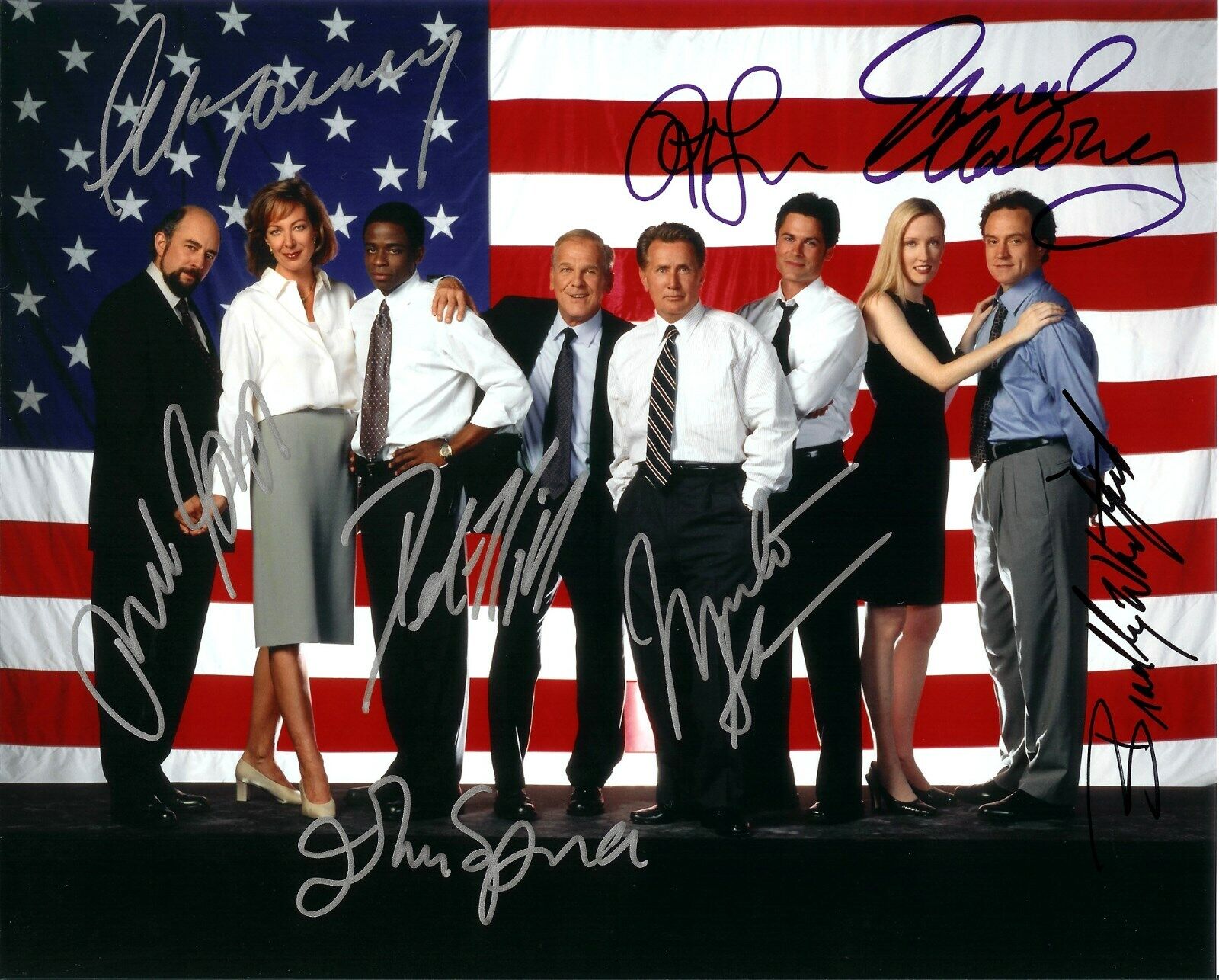 THE WEST WING - CAST Autographed Signed 8x10 Reprint Photo Poster painting !!