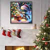 (50*50cm)Christmas Robot - Full Round Drill Diamond Painting